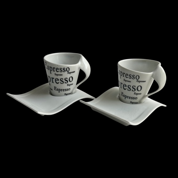 D'Lusso Demitasse / Espresso Cup & Saucer Set - Picture 1 of 11